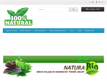 Tablet Screenshot of natura-bio.ro